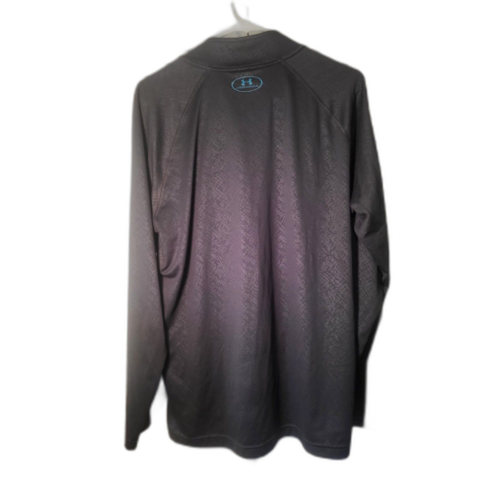 Under Armour Loose Fit Heat Gear Grey/Blue EUC
